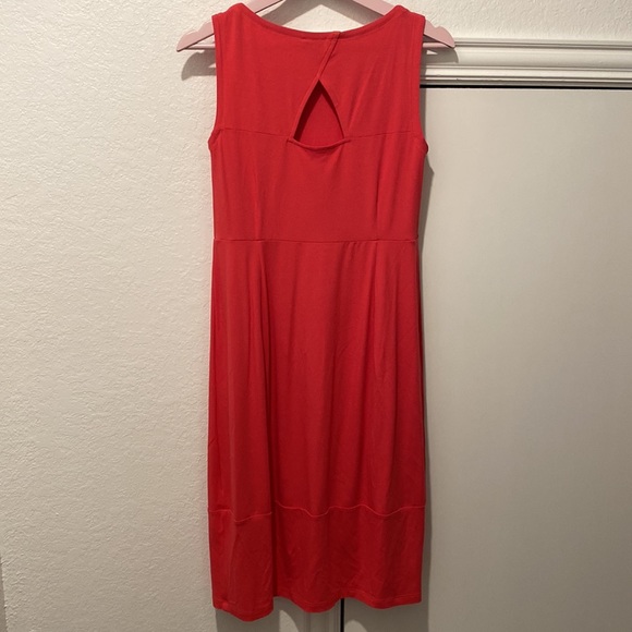 Eileen Fisher dress- small peep hole in back. Pink. XS. Brand New, never worn. - Picture 2 of 4